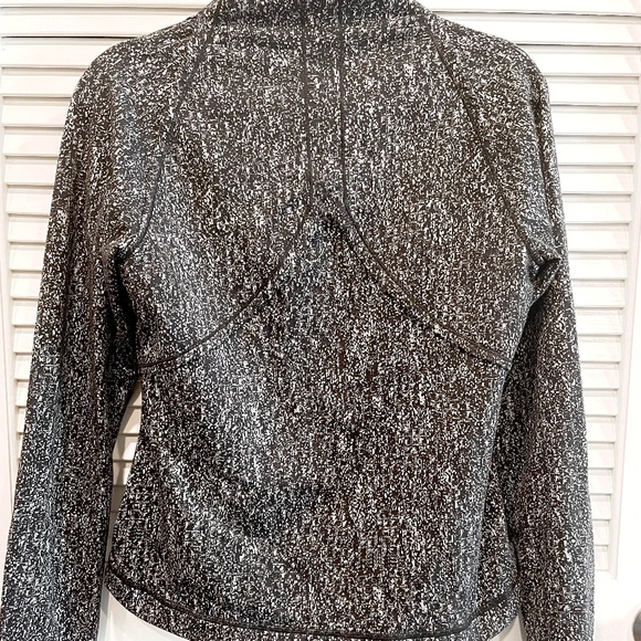 Lululemon Lightly Jacket Luon Suited Jacquard Black & White - Picture 7 of 7